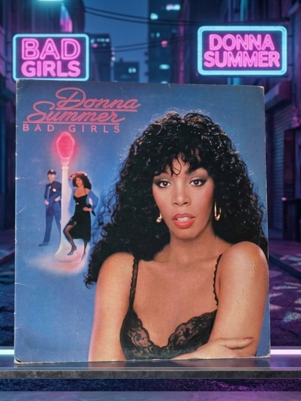 VINTAGE DONNA SUMMER - BAD GIRLS VINYL DOUBLE LP (1979)